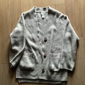 Cream knit cardigan